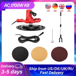 Ac 110v/220v 1700w elétrica concreto cimento argamassa espátula misturador automático emplastro parede alisamento máquina de polimento eua ue reino unido