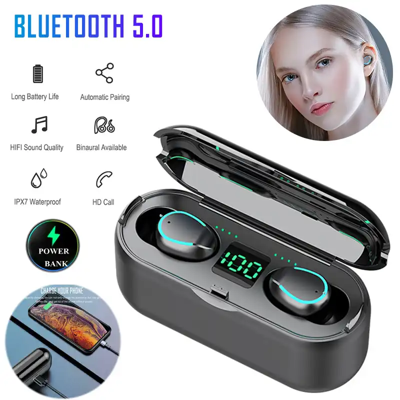 Auriculares Bluetooth Audifonos F9 True Wireless Headset