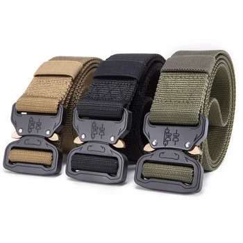 

New Men Nylon Belt Molle Army Tactical Belt SWAT Combat Military Belts Men Tactical Survival Belt Dropship