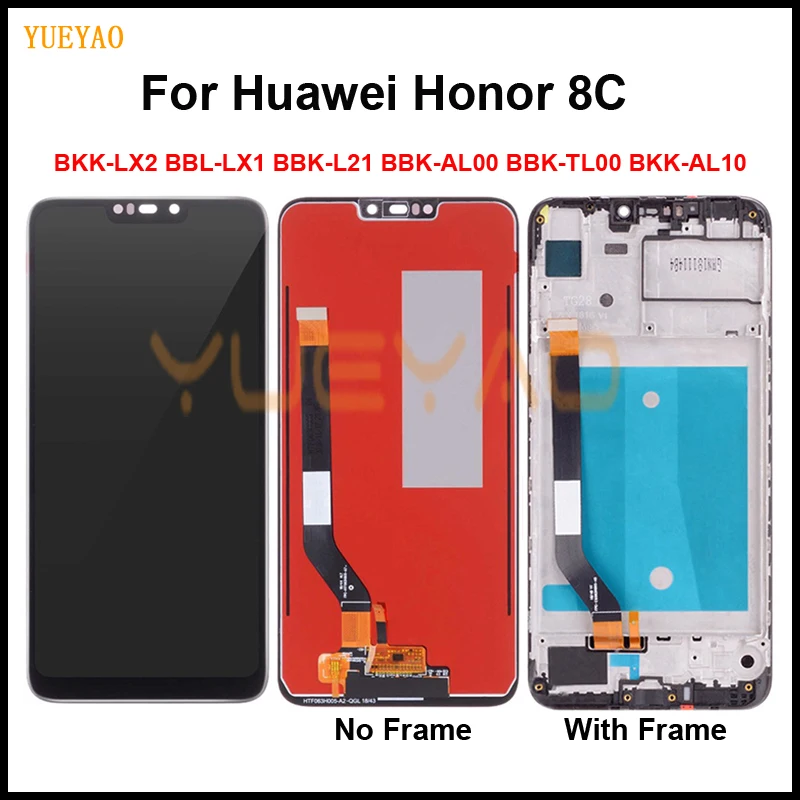 Дисплей для Huawei Honor 8C дисплей с сенсорным экраном Play 8 C ЖК-дисплей рамкой запасная