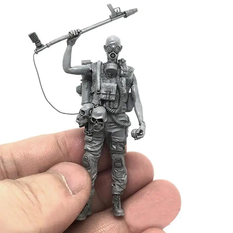 YUFAN 1/35 Dooms of the Apocalypse, солдат из смолы, 5 см, статическая эпоксидная смола, Сборная модель, набор игрушек, A18-03