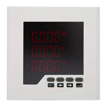 

SHGO HOT-DTM-D120 Electric Energy Meter 3 Phase Multi-Function Power Meter AC220V with RS485 Port for Electrical/Electric Power