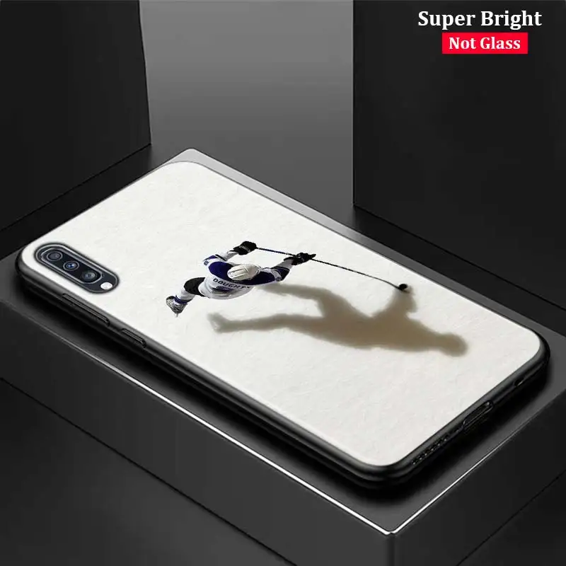 Черная крышка хоккейный спортивный для samsung Galaxy A70 A90 A80 A60 A50 A40 A30S A20E A20S A10 чехол для телефона - Цвет: Style 12