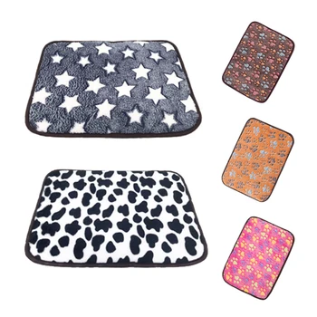 

2 in 1 Summer Dog Cooling Mat Pet Ice Pad Winter Warm Sleeping Bed For Small Medium Dogs Soft Sofa Cushion Mattress Accessories