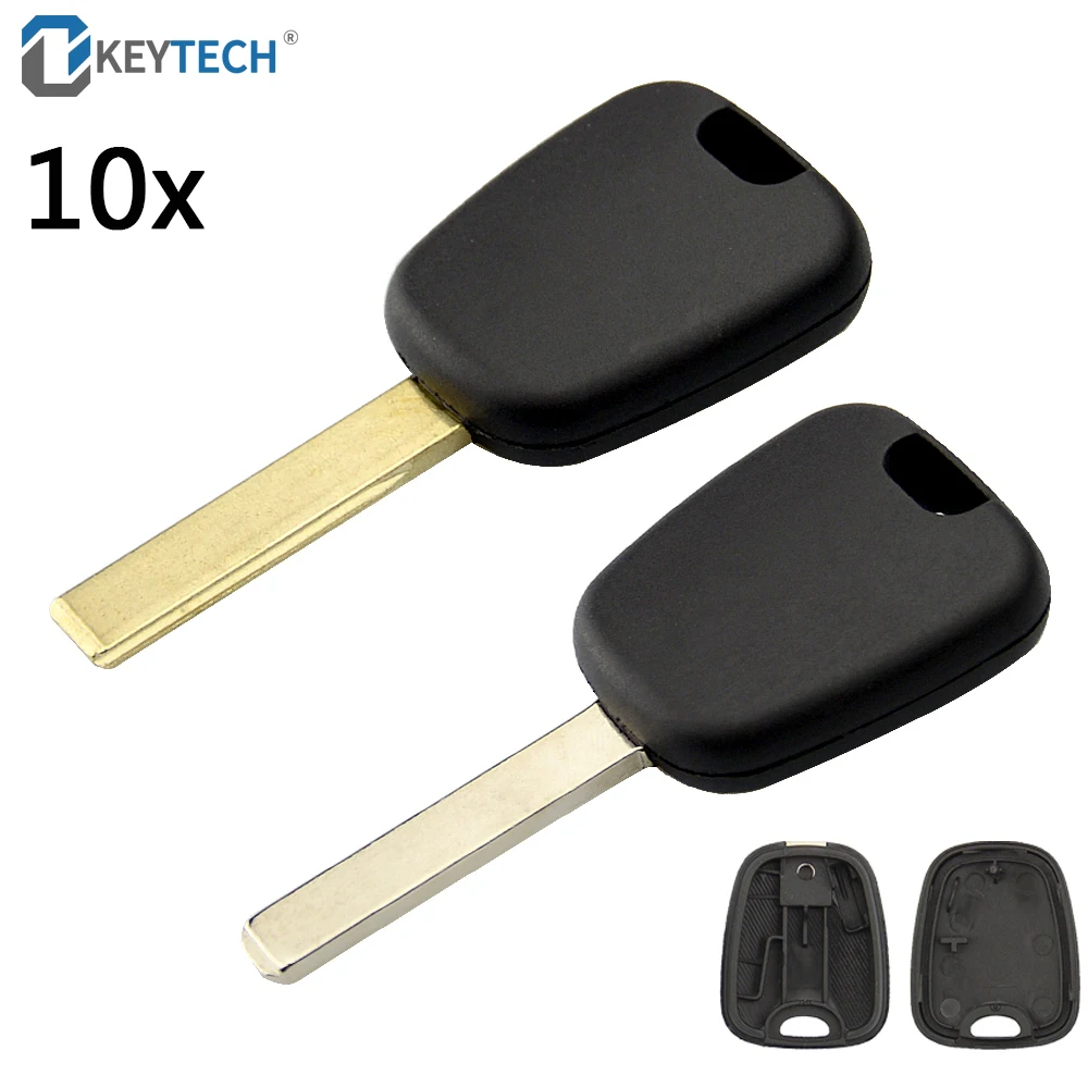 OkeyTech 10 шт./лот крышка автомобильного ключа запасной чехол для Peugeot Citroen C2 Uncut HU83 Groove