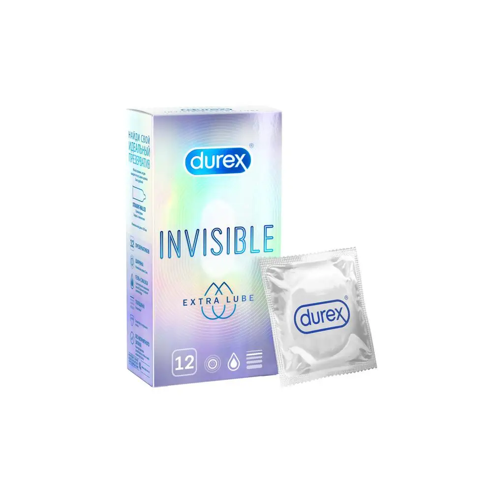 DUREX Invisible Extra Lube №12 | Красота и здоровье