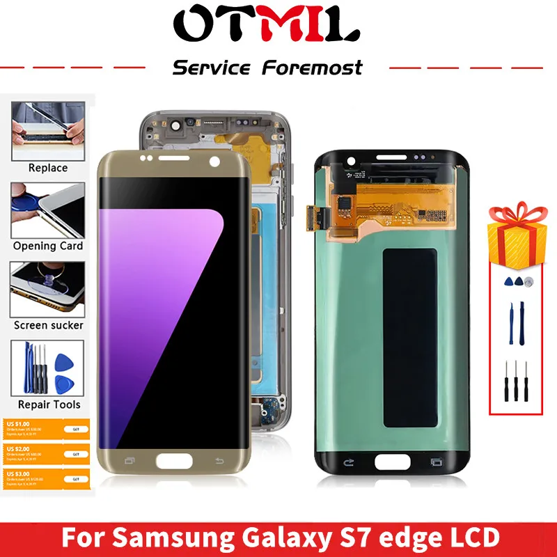 5 ''оригинальный AMOLED ЖК-дисплей сенсорный экран дигитайзер в сборе для Samsung