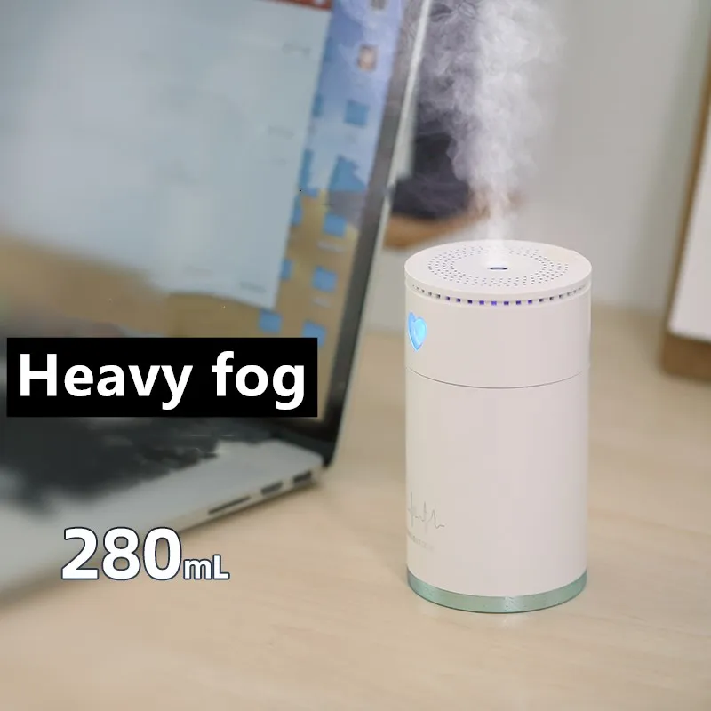 Увлажнитель воздуха USB диффузор эфирное масло перезаряжаемый встроенный аккумулятор Автомобильный увлажнитель воздуха мини Туман Fogger Humidificador для дома