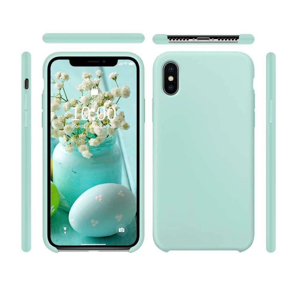 Силиконовый чехол для iphone 11 Pro X XS MAX XR 7 8 6S 6 Plus задняя крышка защитный plus|Бамперы| |
