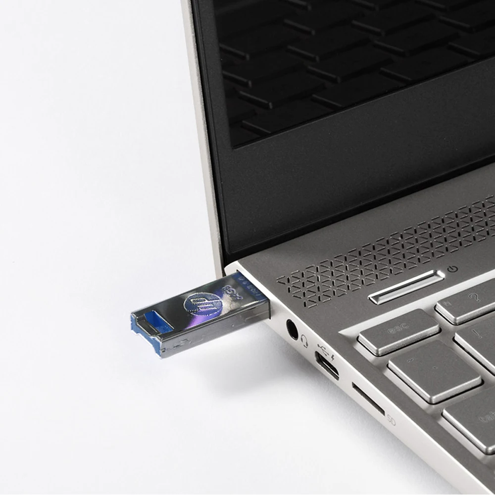 Металлический мини флеш накопитель HP usb 3 0 64 ГБ металлический 128 высокоскоростной