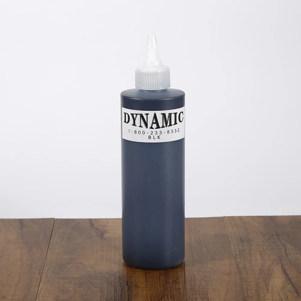 Прямая поставка черный бренд Dynamic краска для татуировок Перманентный макияж