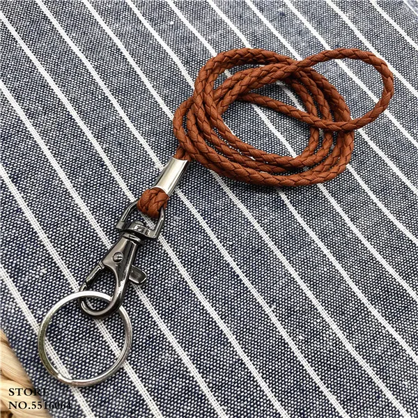 لينة بو نسج الجلود الحبل الرقبة حزام للهاتف المحمو...