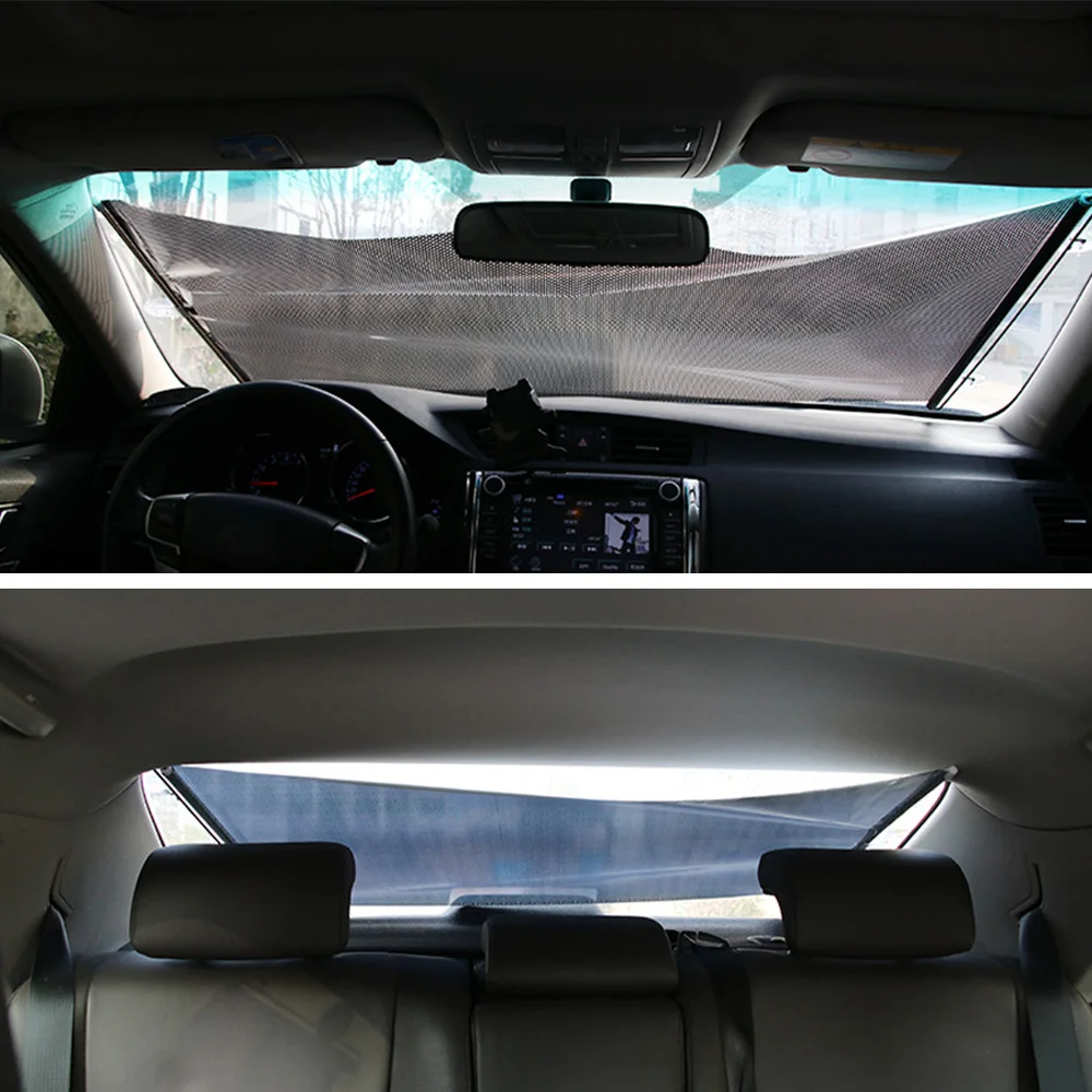 Car Automatic Telescopic Sun Block Shutter Side Window Block Sunshade