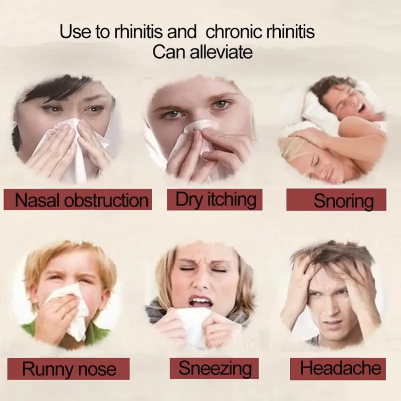 Traditional herbal rhinitis ointment, rhinitis treatment, nasal care, rhinitis, sinusitis, health care products