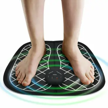 

EMS Foot Massager Pad Electric Smart Feet Muscle Stimulator Foot Vibrate Massage ABS Physiotherapy Revitalizing Pedicure Tens