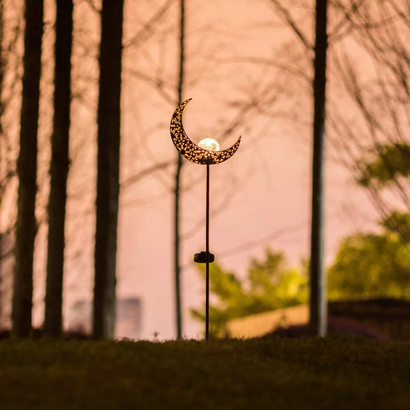 

Outdoor Led Solar Light Garden Lights Hollow Out Lamp Control Induction Landscape Lamps Pathway Lawn Warm Light