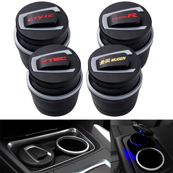 

Car Styling Interior accessories ashtray Garbage Coin Storage Cup Container Cigar Ash Tray for Honda Civic TYPER Mugen VTEC