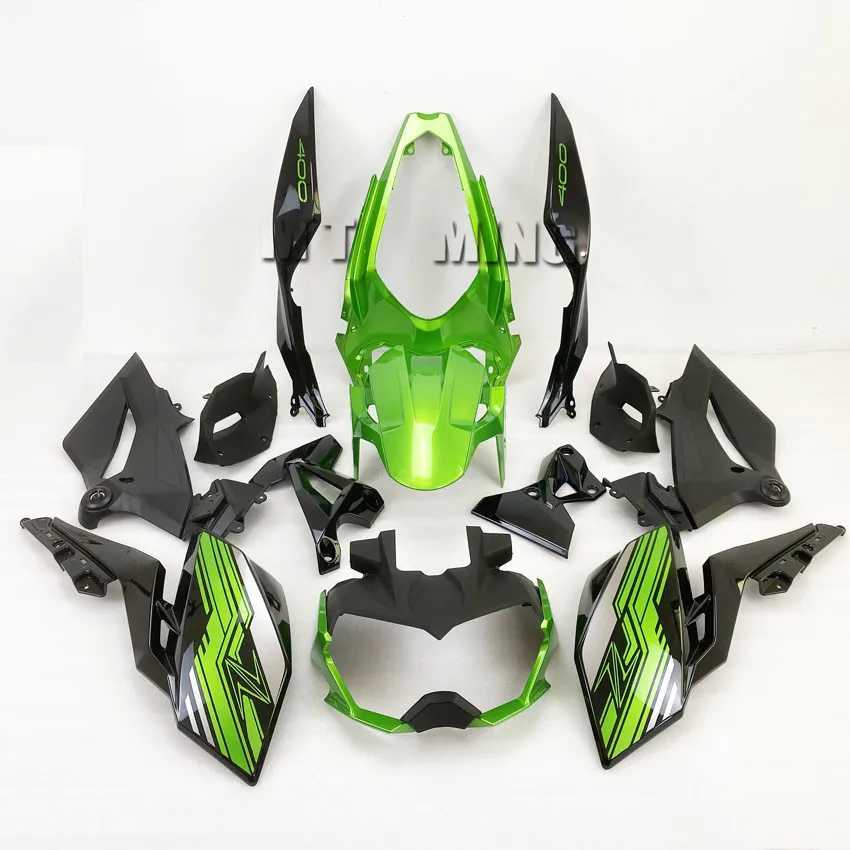 Fairings カワサキニンジャ4002018 2019 2020 21バーガンディのオートバイフェアリングキットボディワーク