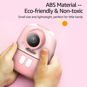 

Digital Kids Camera Instant Print Cameras Built-in Lithium Battery Dual Camera Lens 26MP 1080P HD Resolution for Children Camera