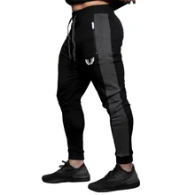 Модные мужские штаны с боковым швом и боковой швом, обтягивающие спортивные штаны, мужские повседневные леггинсы, брюки для бега, Мужские штаны
