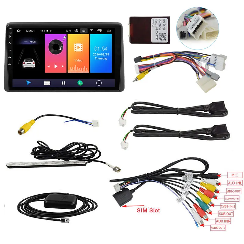 EKIY IPS Android 9.0 Car Radio For Renault Duster Arkana 2019 Navigation GPS Multimedia Video Player Stereo BT FM Head Unit DVD