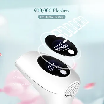 

2020 New Laser Epilator 900000 Flashes Permanent IPL Photoepilator Hair Removal Depiladora Painless Electric Epilator Dropship