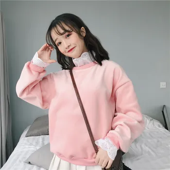 

Sweater Pullovers Women Long Sleeve casual warm basic turtleneck Sweater female Red