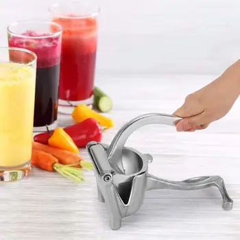 

1Pcs Stainless steel Handheld mini juicer Manual juicer juicer fruit kitchen juicer household Q0N8