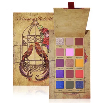 

N 15 Colors Eyeshadow Palette Matte Eyeshadow Palette Shining Glitter Eye Shadow Pigment Waterproof Long-Lasting Makeup SMR88