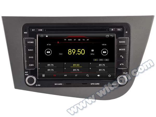 7 &quotандроид 10 автомобильный мультимедийный DVD gps радио для Seat Leon 2005 2006 2007 2008 2009 2010