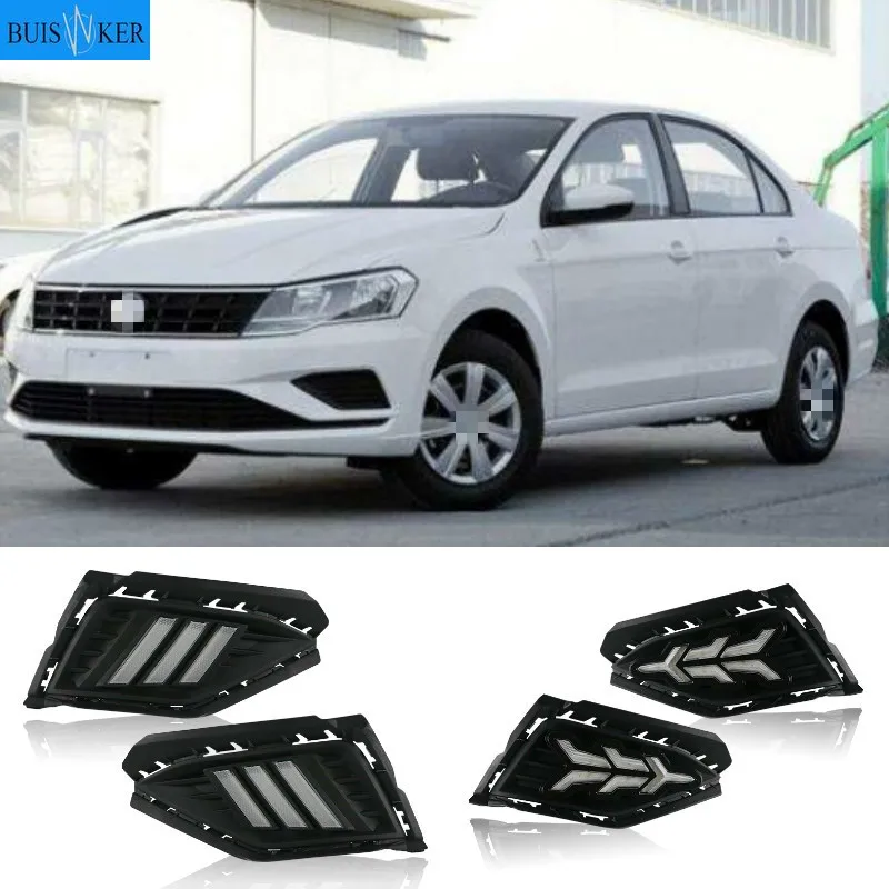 

For VW Jetta 2017-2019 LED DRL Daytime Running Lights With Wire Of Harness