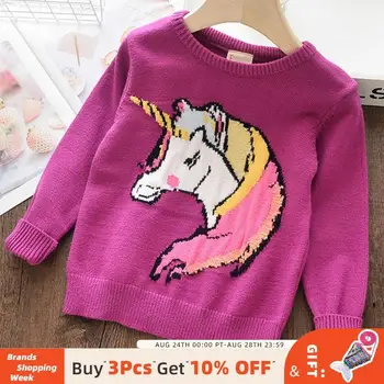 

Bear Leader Kids Girl Sweaters New Winter Girls Sweater Cute Cartoon Pullover Kids Clothes Soft Embroidery Children Clothing