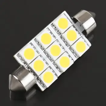 

Dome 9 SMD 3528 LED Bulb Light Interior Lamp Warm White 1W DC 12V
