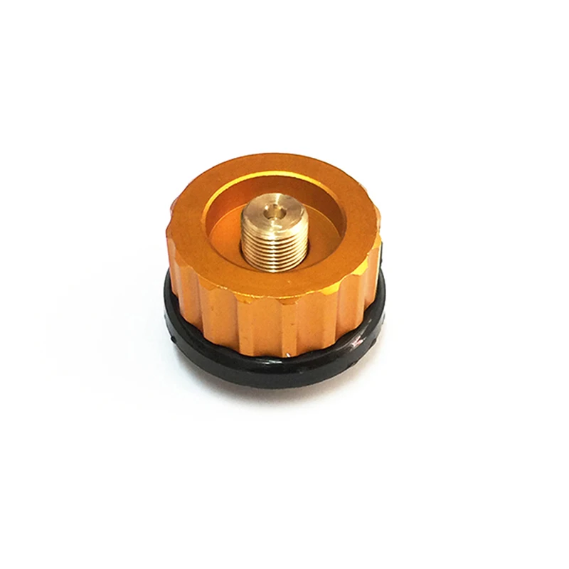gas stove adapter Походная посуда, набор посуды для пикника, Настольная сумка, набор посуды для туризма, чайник, горшок для похода, кемпинга - Цвет: gas stove adapter