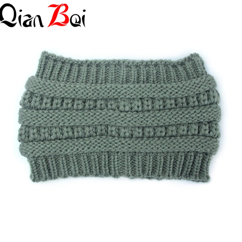 QianBei,, 10 шт./партия, повседневные шапочки для мужчин и женщин, модная вязанная зимняя шапка, одноцветная хип-хоп кепка, Кепка унисекс