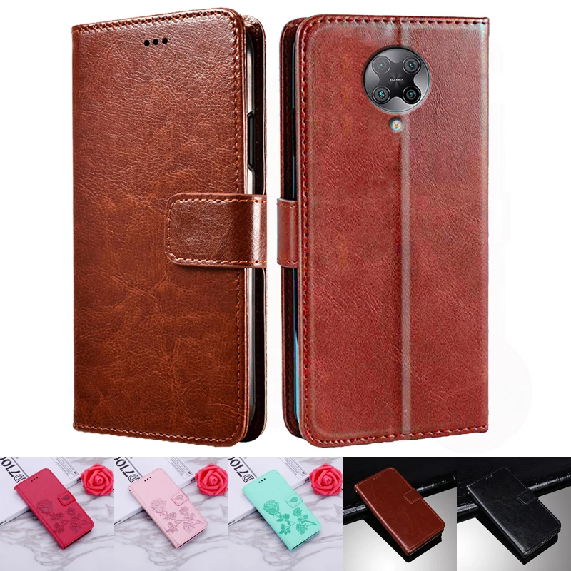 

Phone Case For Xiaomi Poco F2 Pro Protective Cover Luxury PU Flip Leather Silicone Case For Pocophone F2 Pro Protector Shell Bag