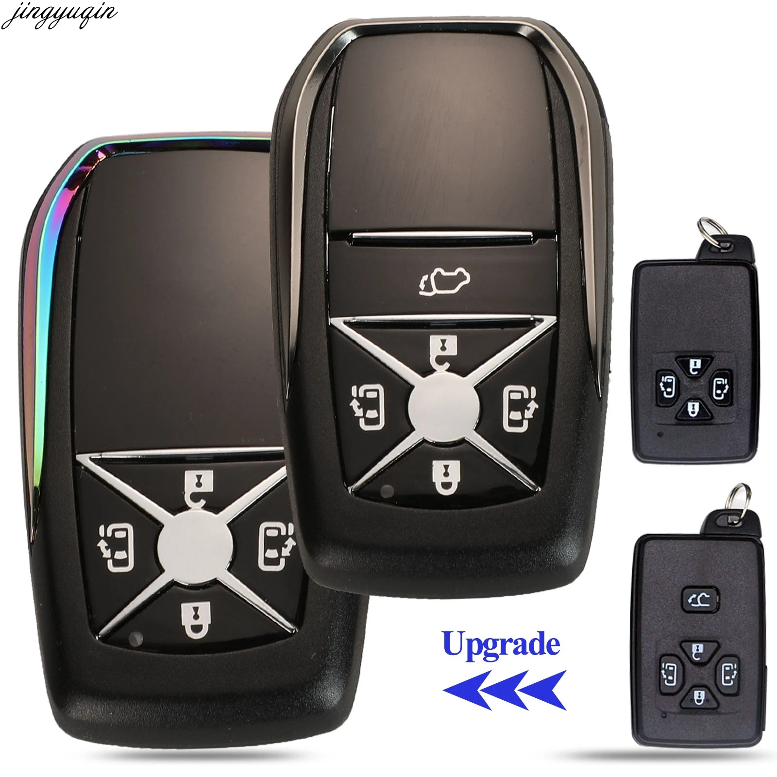 Пульт дистанционного управления Jingyuqin Модифицированный Корпус для Toyota