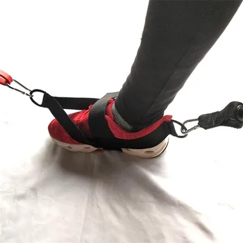 

Fitness Shoe Cover Pull Fitness Tool Exercise Ankle Strap 2 Packs 4-Ring Fitness Glute Kickback Great For Butt Workout