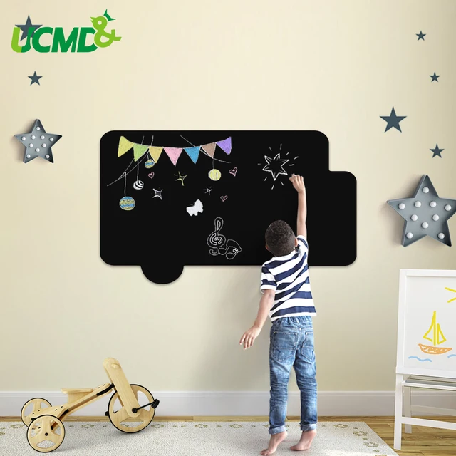 US $35.99 Black Grey Green Magnetic Chalk Board whiteboard Blackboard Hold Magnet Drawing Board Truck Shape L