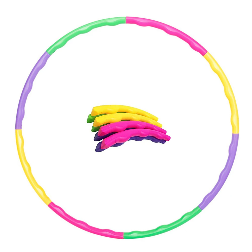 Aro de ejercicio pesado para niños, aro extraíble portátil para gimnasia, baile, natación y Entrenamiento de mascotas, Color interior y exterior