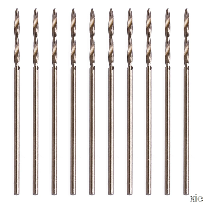 

New 10Pcs 1mm M35 Triangle Shank HSS-Co Cobalt Twist Drill Spiral Drill Bit Set