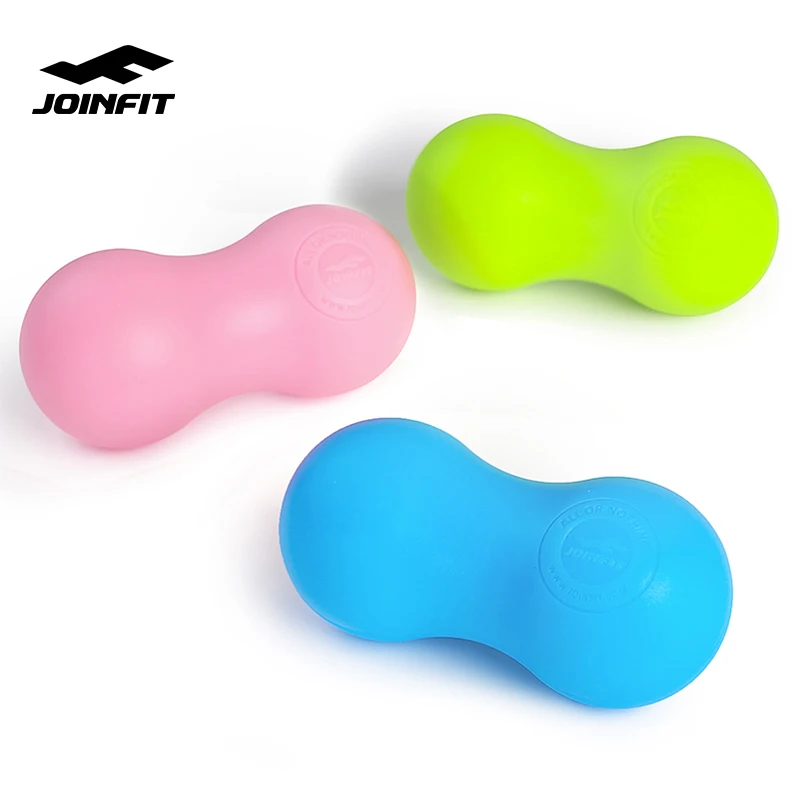 

JOINFIT Silicone Fitness Peanut Massage Ball For Home Gym Shoulder Back Legs Rehabilitation Therapy Training