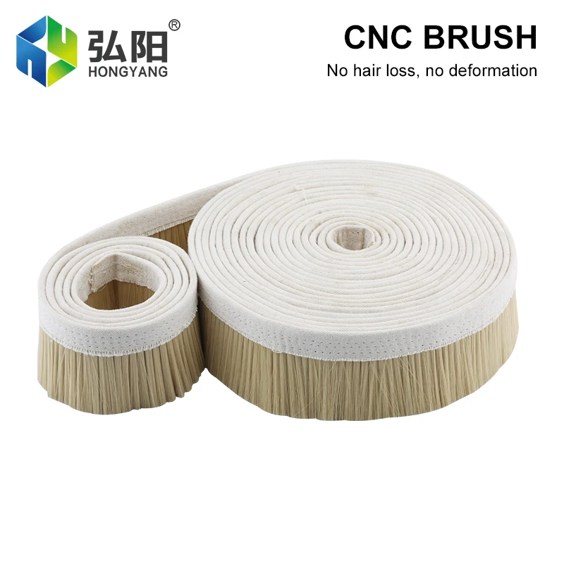 Nylon 70mm 100mm 1meter Per Piece Cnc Machine Milling Spindle Motor Vacuum Cleaner Engraving Dust Removal Cover Brush woodworking dust removal cover