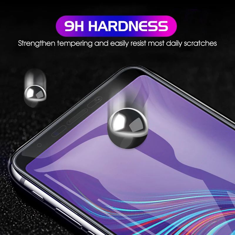 500 шт. 9D изогнутые, с полным охватом закаленное стекло для samsung J6 J7 J8 Plus J2 Pro J4 Core Защитная пленка для экрана