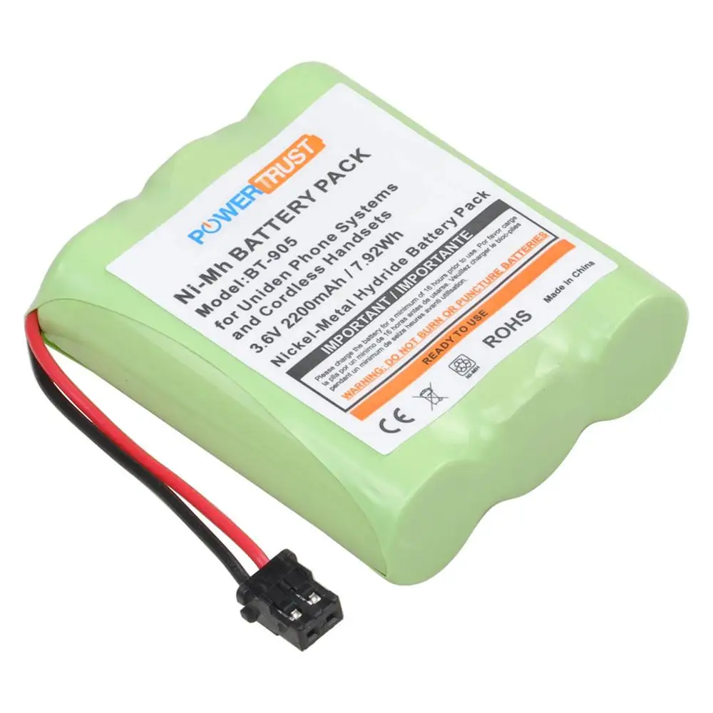 Nimh Replacement Bt905 Cordless Phone Battery For Uniden Bt905 Bp905