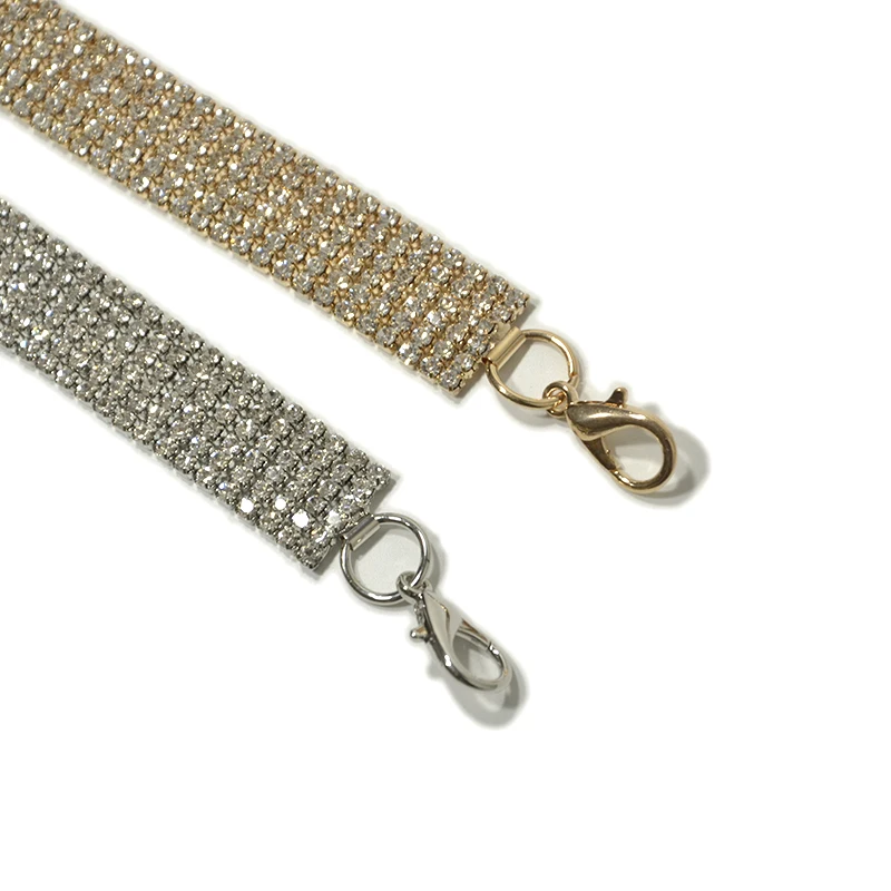 

Fashion lady full diamond metal waist chain sweet 6 drainage diamond inlaid metal decorative waist chain