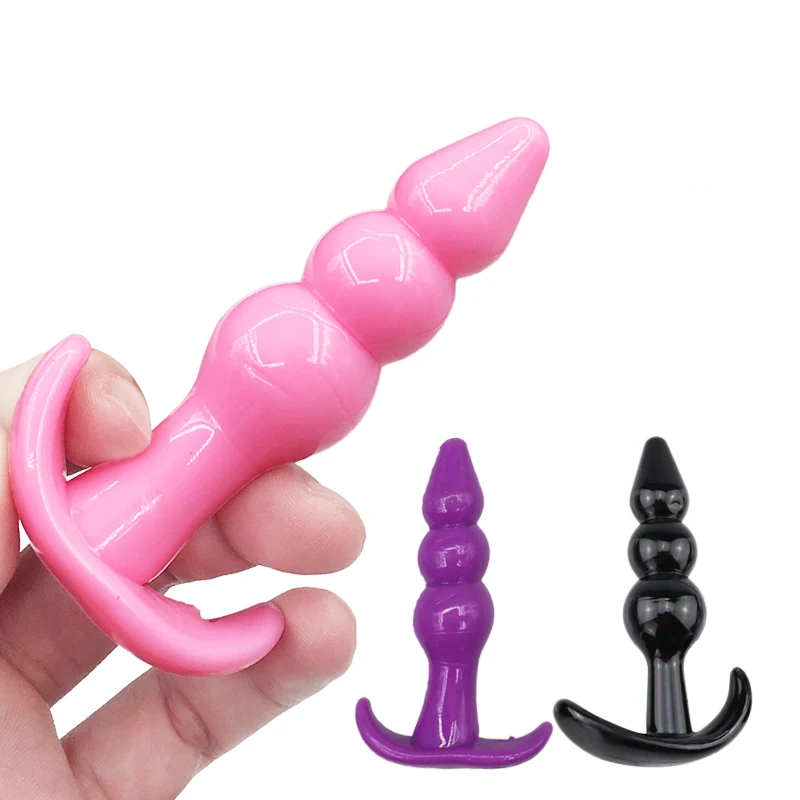 Silicone Anal Plug Vibrator Male Prostate Massager Beads G Spot Butt Adult Masturbation Sex Toys for Woman | Красота и здоровье