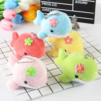

Random Colors 1Pc BIG 12.5CM Dolphin Plush Toy Doll Stuffed Keychain Pendant Plush Toy