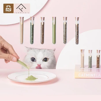 

FURRYTAIL Catmint Lab Pets Cats Addiction 6 Flavors Natural Mutian Catnip Cat Snacks Appetite Increasing Emotions Relieve
