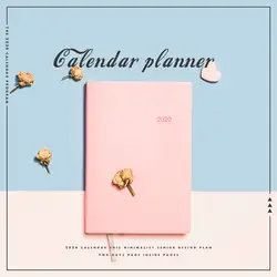 Дневик-2020 ежедневник еженедельник 2020 блокнот для планирования милая розовая футболка для девочек дневник записные книжки журналы